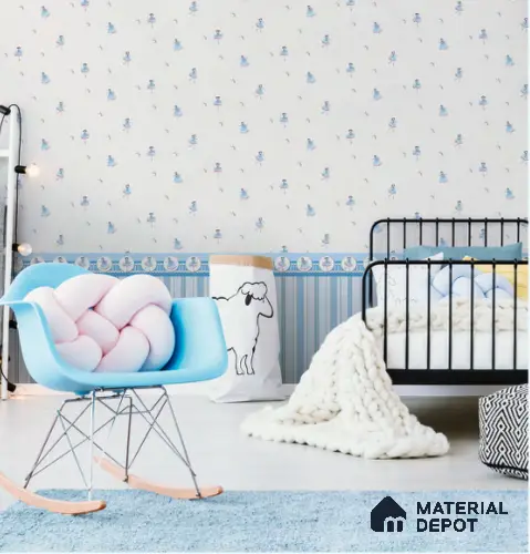 D14-1 | 10 Meter x 21 Inches Patterned Look Wallpaper - 57.05 Sq. Ft. | Minimum 15% wastage during installation