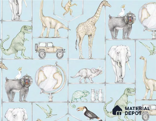 D16-1 | 10 Meter x 21 Inches Animal Print Look Wallpaper - 57.05 Sq. Ft. | Minimum 15% wastage during installation