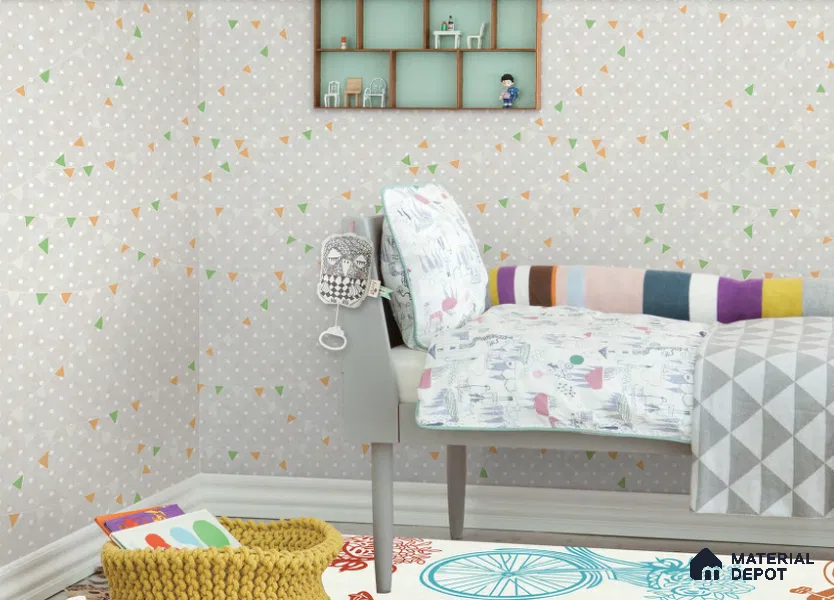 D17-2 | 10 Meter x 21 Inches Patterned Look Wallpaper - 57.05 Sq. Ft. | Minimum 15% wastage during installation