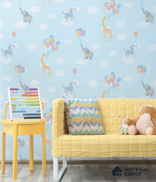D2-1 | 10 Meter x 21 Inches Animal Print Look Wallpaper - 57.05 Sq. Ft. | Minimum 15% wastage during installation