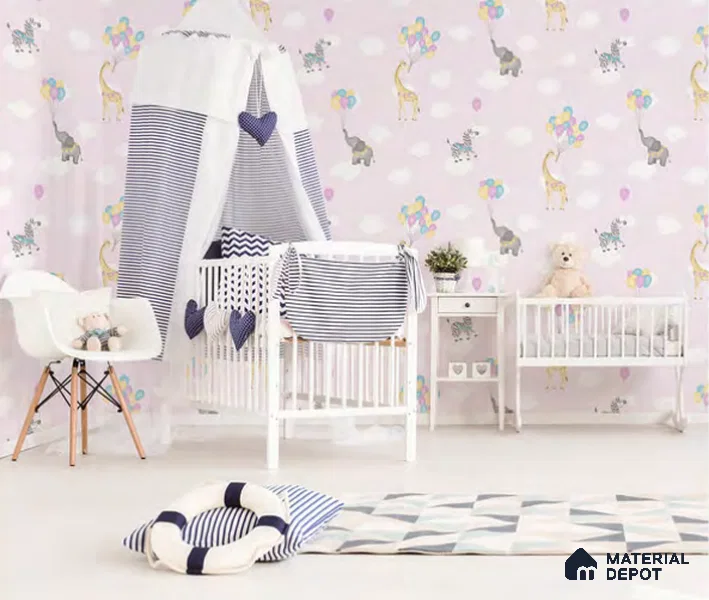 D2-2 | 10 Meter x 21 Inches Animal Print Look Wallpaper - 57.05 Sq. Ft. | Minimum 15% wastage during installation