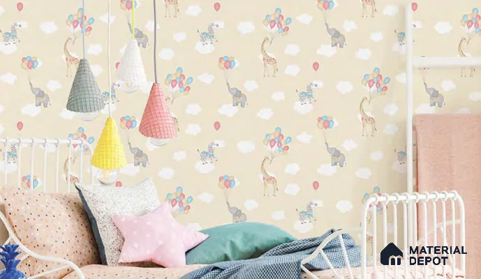 D2-3 | 10 Meter x 21 Inches Animal Print Look Wallpaper - 57.05 Sq. Ft. | Minimum 15% wastage during installation