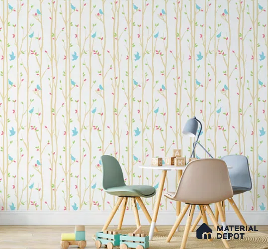 D20-2 | 10 Meter x 21 Inches Animal Print Look Wallpaper - 57.05 Sq. Ft. | Minimum 15% wastage during installation