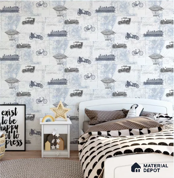 D23-1 | 10 Meter x 21 Inches Patterned Look Wallpaper - 57.05 Sq. Ft. | Minimum 15% wastage during installation