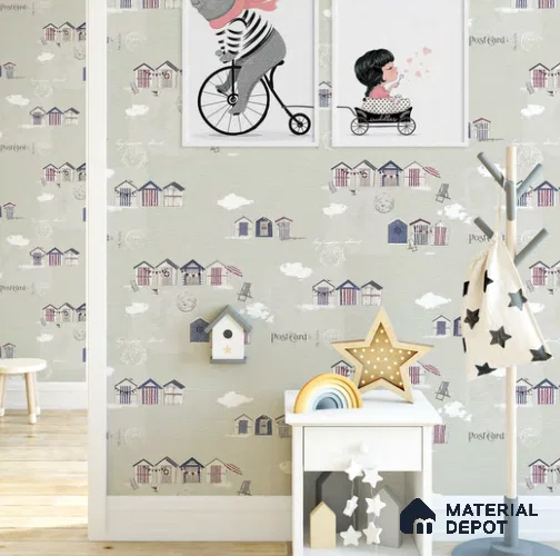 D24-2 | 10 Meter x 21 Inches Patterned Look Wallpaper - 57.05 Sq. Ft. | Minimum 15% wastage during installation