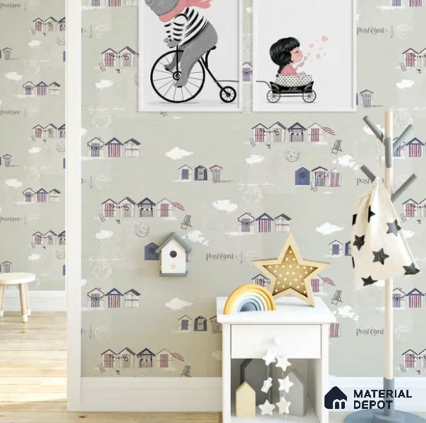D24-2 | 10 Meter x 21 Inches Patterned Look Wallpaper - 57.05 Sq. Ft. | Minimum 15% wastage during installation