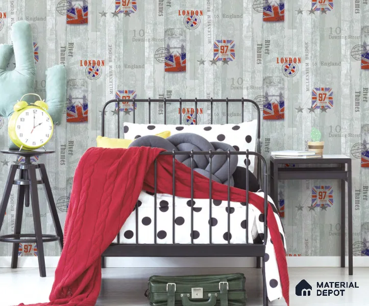 D25-1 | 10 Meter x 21 Inches Patterned Look Wallpaper - 57.05 Sq. Ft. | Minimum 15% wastage during installation