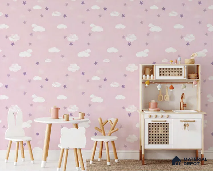 D3-1 | 10 Meter x 21 Inches Patterned Look Wallpaper - 57.05 Sq. Ft. | Minimum 15% wastage during installation