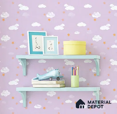 D3-2 | 10 Meter x 21 Inches Patterned Look Wallpaper - 57.05 Sq. Ft. | Minimum 15% wastage during installation