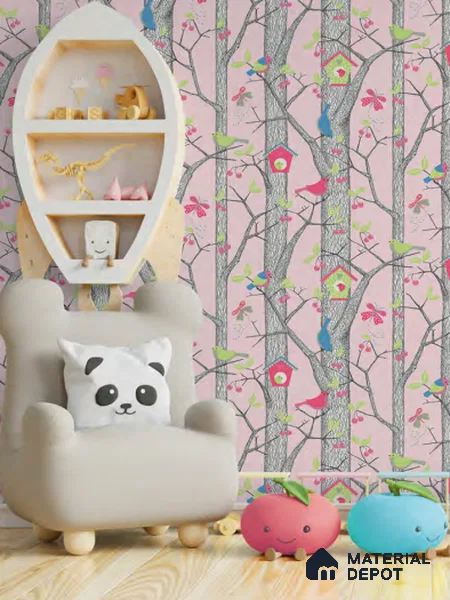 D4-3 | 10 Meter x 21 Inches Wood Look Wallpaper - 57.05 Sq. Ft. | Minimum 15% wastage during installation