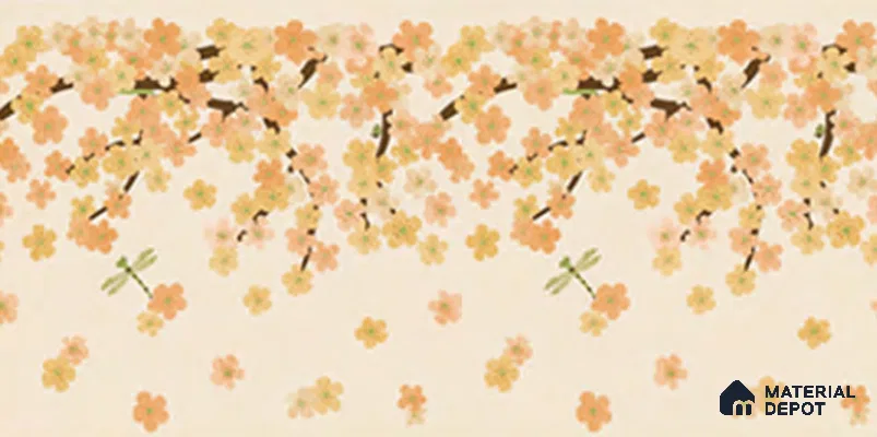 D5-4 | 10 Meter x 21 Inches Patterned Look Wallpaper - 57.05 Sq. Ft. | Minimum 15% wastage during installation
