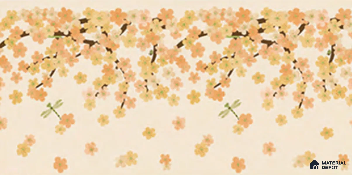 D5-4 | 10 Meter x 21 Inches Patterned Look Wallpaper - 57.05 Sq. Ft. | Minimum 15% wastage during installation