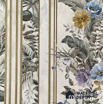 170-29 | 9.6 Meter x 20.87 Inches Florals Look Wallpaper - 54.77 Sq. Ft. | Minimum 15% wastage during installation