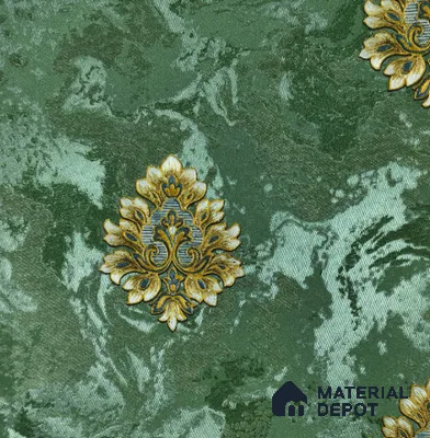 170-40 | 9.6 Meter x 20.87 Inches Damask Look Wallpaper - 54.77 Sq. Ft. | Minimum 15% wastage during installation