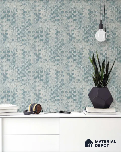 ES22608 | 10 Meter x 21 Inches Patterned Look Wallpaper - 57.41 Sq. Ft. | Minimum 15% wastage during installation
