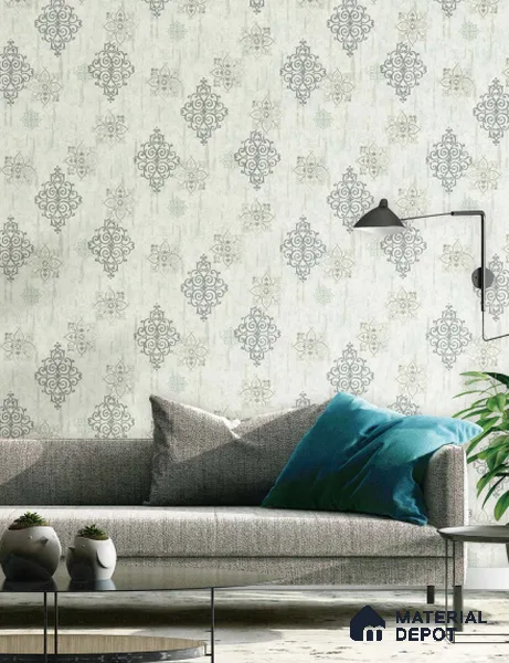 ES22909 | 10 Meter x 21 Inches Patterned Look Wallpaper - 57.41 Sq. Ft. | Minimum 15% wastage during installation