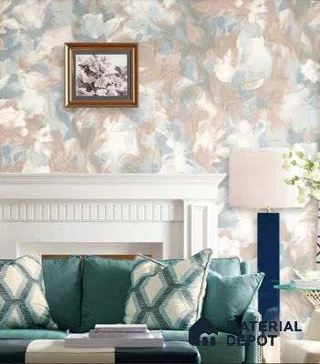 ES23405 | 10 Meter x 21 Inches Florals Look Wallpaper - 57.41 Sq. Ft. | Minimum 15% wastage during installation