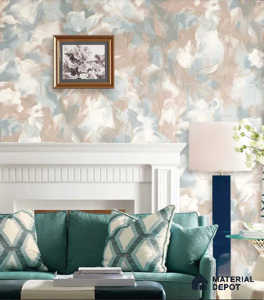 ES23405 | 10 Meter x 21 Inches Florals Look Wallpaper - 57.41 Sq. Ft. | Minimum 15% wastage during installation