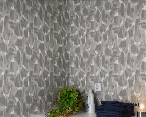 FF-0175992 | 10 Meter x 21 Inches Patterned Look Wallpaper - 57.41 Sq. Ft. | Minimum 15% wastage during installation