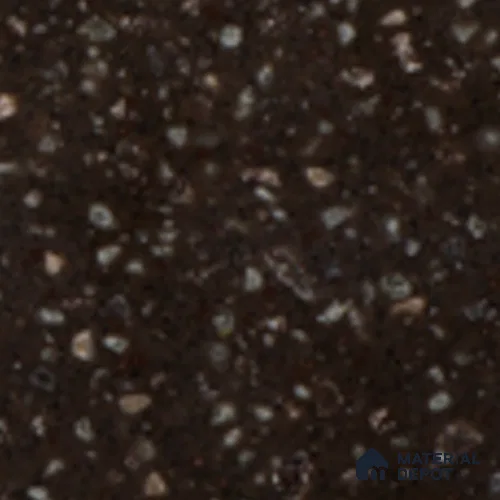 G074 Mocha Granite 8.17 ft x 2.49 ft Solid Surface Corian - 6 mm