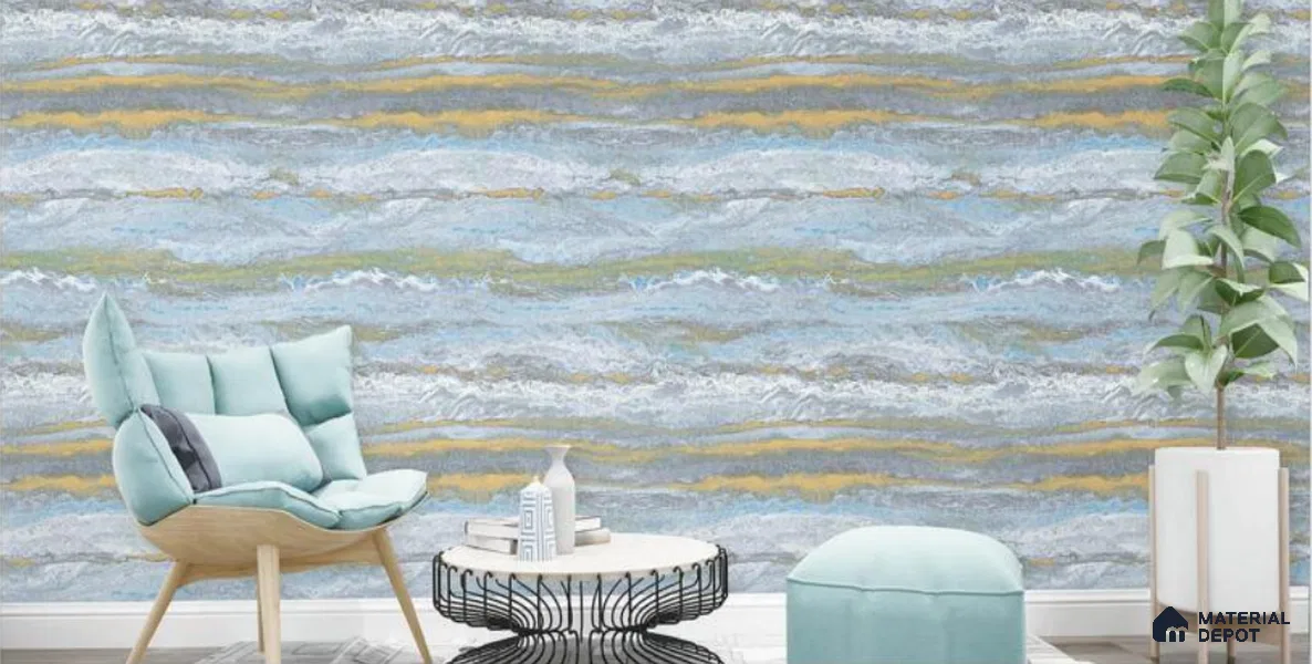 H1D0202 | 10 Meter x 21 Inches Patterned Look Wallpaper - 57.05 Sq. Ft. | Minimum 15% wastage during installation
