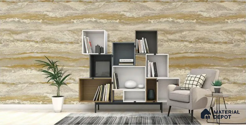 H1D0203 | 10 Meter x 21 Inches Patterned Look Wallpaper - 57.05 Sq. Ft. | Minimum 15% wastage during installation