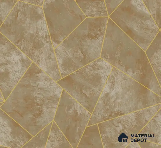 H1D0706 | 10 Meter x 21 Inches Geometric Look Wallpaper - 57.05 Sq. Ft. | Minimum 15% wastage during installation