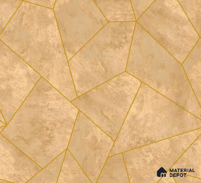 H1D0708 | 10 Meter x 21 Inches Geometric Look Wallpaper - 57.05 Sq. Ft. | Minimum 15% wastage during installation