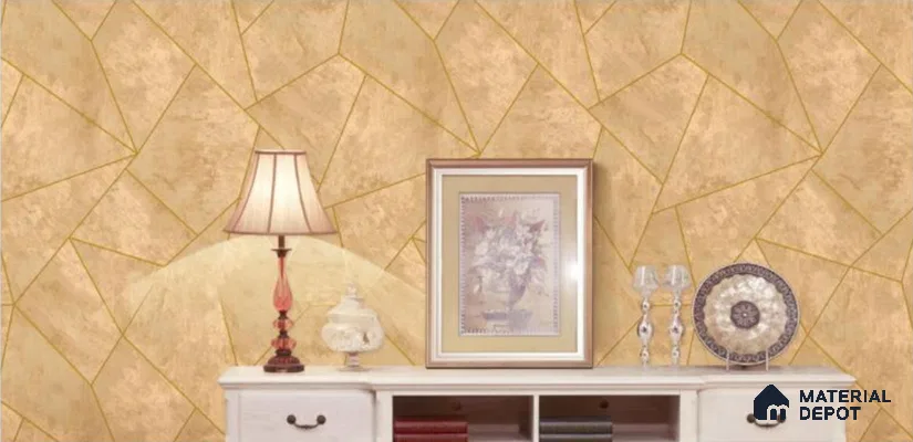 H1D0708 | 10 Meter x 21 Inches Geometric Look Wallpaper - 57.05 Sq. Ft. | Minimum 15% wastage during installation