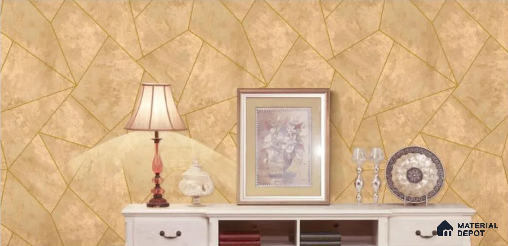 H1D0708 | 10 Meter x 21 Inches Geometric Look Wallpaper - 57.05 Sq. Ft. | Minimum 15% wastage during installation