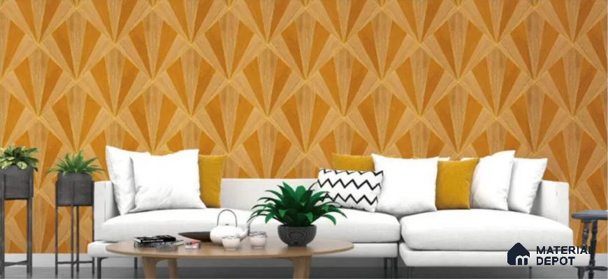 H3D881302 | 10 Meter x 21 Inches Geometric Look Wallpaper - 57.05 Sq. Ft. | Minimum 15% wastage during installation