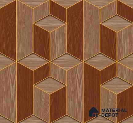 H3D881604 | 10 Meter x 21 Inches Geometric Look Wallpaper - 57.05 Sq. Ft. | Minimum 15% wastage during installation