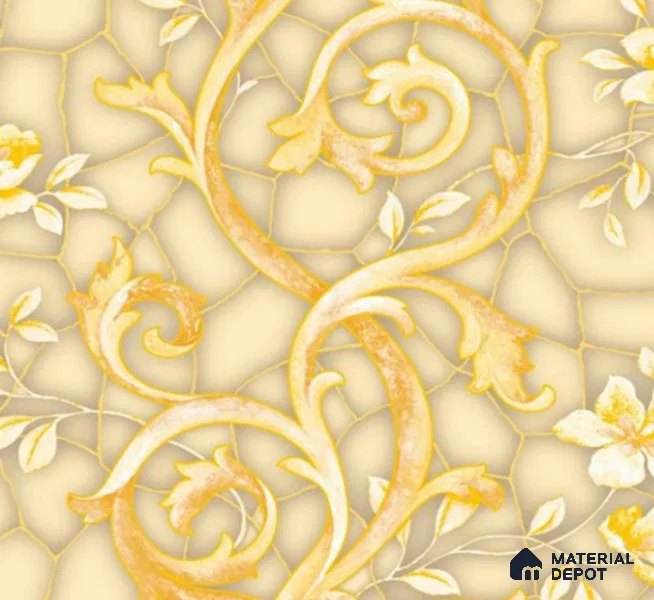 H4D99102 | 10 Meter x 21 Inches Patterned Look Wallpaper - 57.05 Sq. Ft. | Minimum 15% wastage during installation