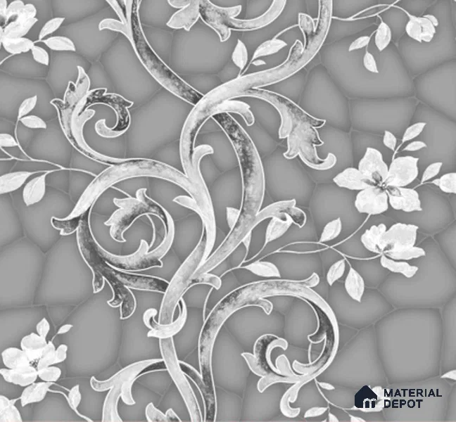 H4D99106 | 10 Meter x 21 Inches Patterned Look Wallpaper - 57.05 Sq. Ft. | Minimum 15% wastage during installation