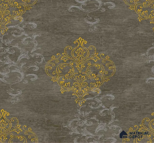 H4D99404 | 10 Meter x 21 Inches Damask Look Wallpaper - 57.05 Sq. Ft. | Minimum 15% wastage during installation