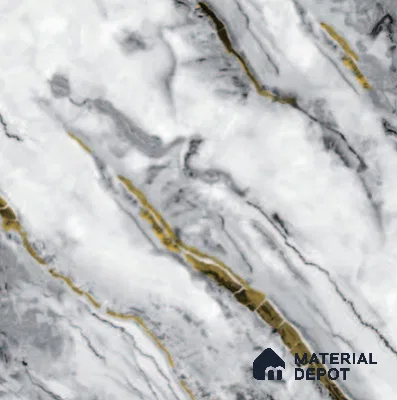 HC222-49 | 10 Meter x 21 Inches Marble Look Wallpaper - 57.37 Sq. Ft. | Minimum 10% wastage during installation