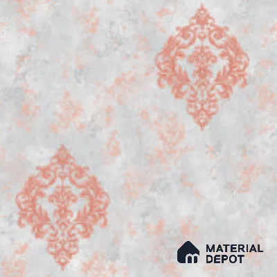 HC222-52 | 10 Meter x 21 Inches Damask Look Wallpaper - 57.37 Sq. Ft. | Minimum 15% wastage during installation