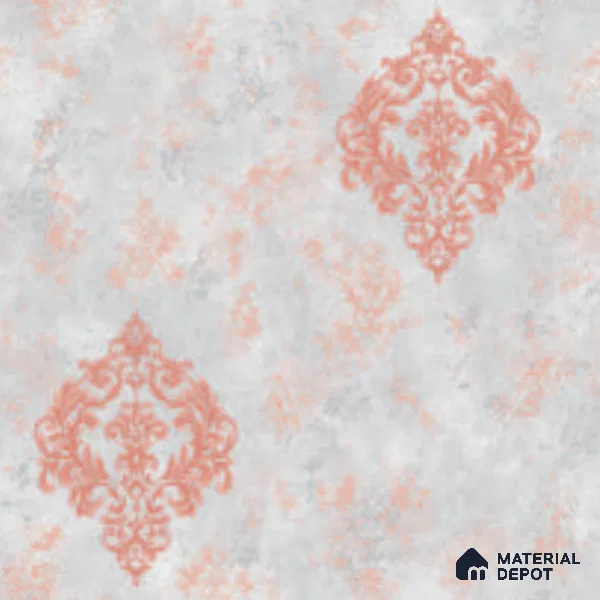 HC222-52 | 10 Meter x 21 Inches Damask Look Wallpaper - 57.37 Sq. Ft. | Minimum 15% wastage during installation