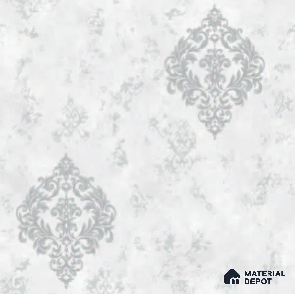 HC222-54 | 10 Meter x 21 Inches Damask Look Wallpaper - 57.37 Sq. Ft. | Minimum 15% wastage during installation