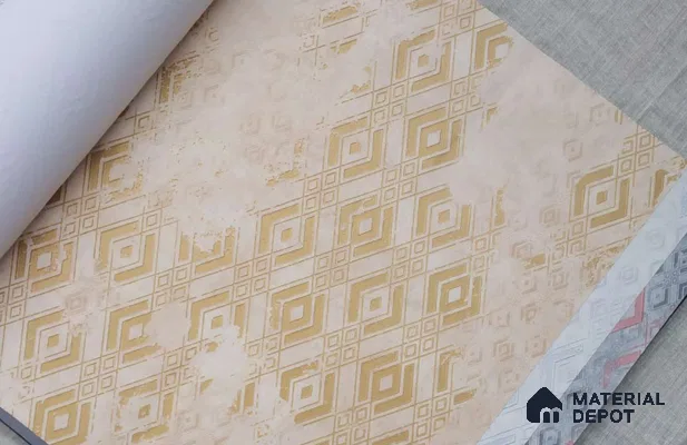 HM110 | 10 Meter x 21 Inches Patterned Look Wallpaper - 57.41 Sq. Ft. | Minimum 15% wastage during installation