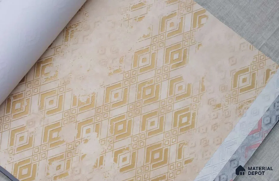HM110 | 10 Meter x 21 Inches Patterned Look Wallpaper - 57.41 Sq. Ft. | Minimum 15% wastage during installation
