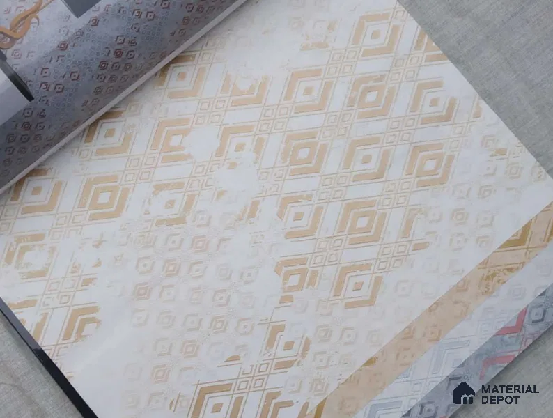 HM112 | 10 Meter x 21 Inches Patterned Look Wallpaper - 57.41 Sq. Ft. | Minimum 15% wastage during installation