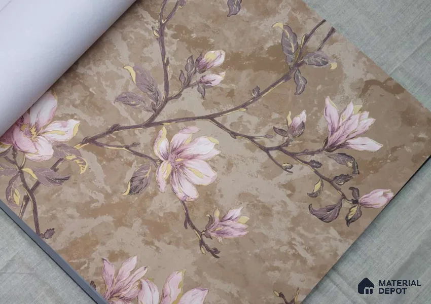 HM115 | 10 Meter x 21 Inches Florals Look Wallpaper - 57.41 Sq. Ft. | Minimum 15% wastage during installation
