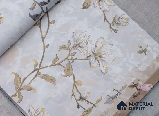 HM117 | 10 Meter x 21 Inches Florals Look Wallpaper - 57.41 Sq. Ft. | Minimum 15% wastage during installation