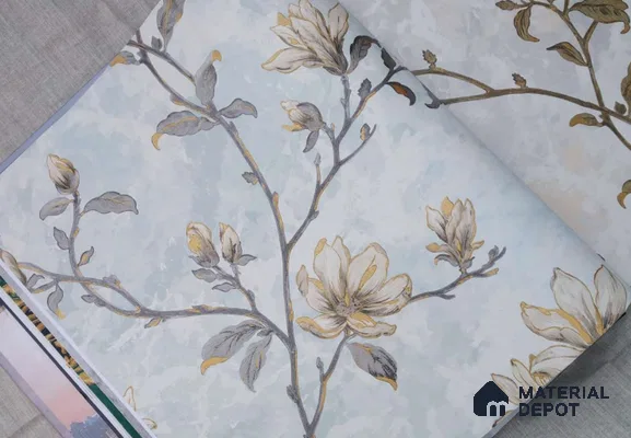 HM118 | 10 Meter x 21 Inches Florals Look Wallpaper - 57.41 Sq. Ft. | Minimum 15% wastage during installation