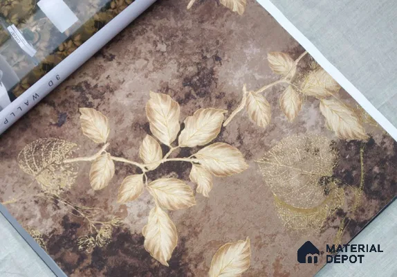 HM121 | 10 Meter x 21 Inches Florals Look Wallpaper - 57.41 Sq. Ft. | Minimum 15% wastage during installation
