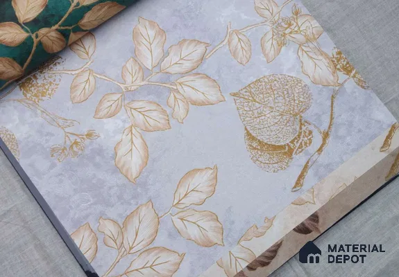 HM124 | 10 Meter x 21 Inches Florals Look Wallpaper - 57.41 Sq. Ft. | Minimum 15% wastage during installation