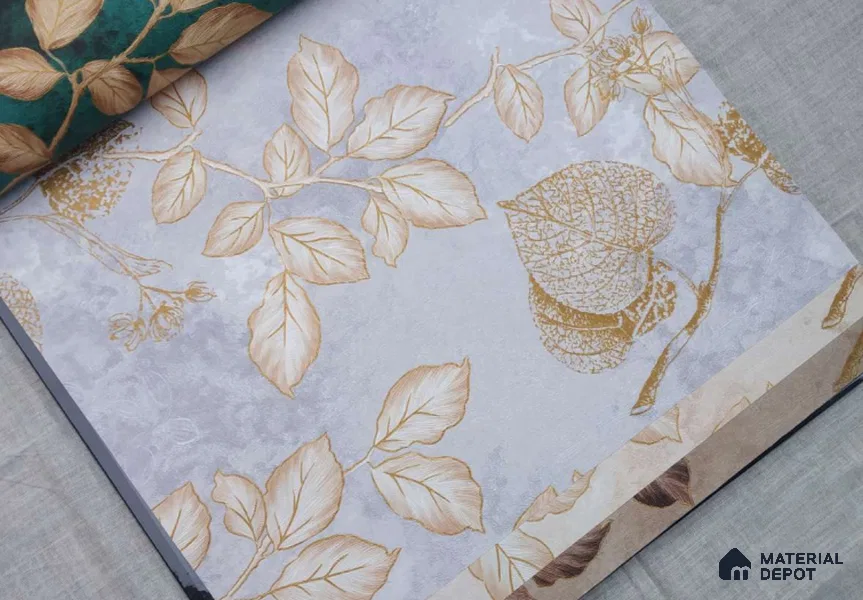 HM124 | 10 Meter x 21 Inches Florals Look Wallpaper - 57.41 Sq. Ft. | Minimum 15% wastage during installation