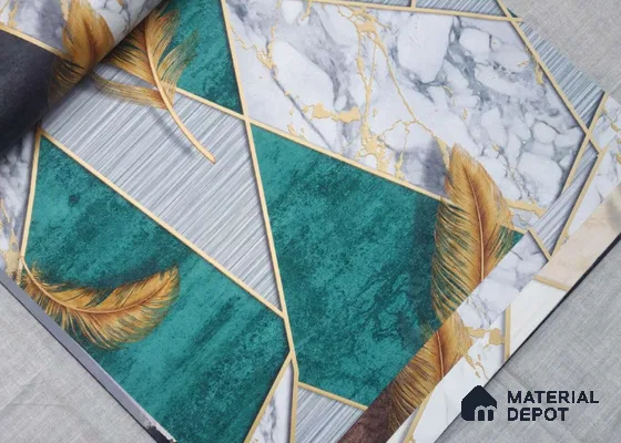 HM133 | 10 Meter x 21 Inches Patterned Look Wallpaper - 57.41 Sq. Ft. | Minimum 15% wastage during installation