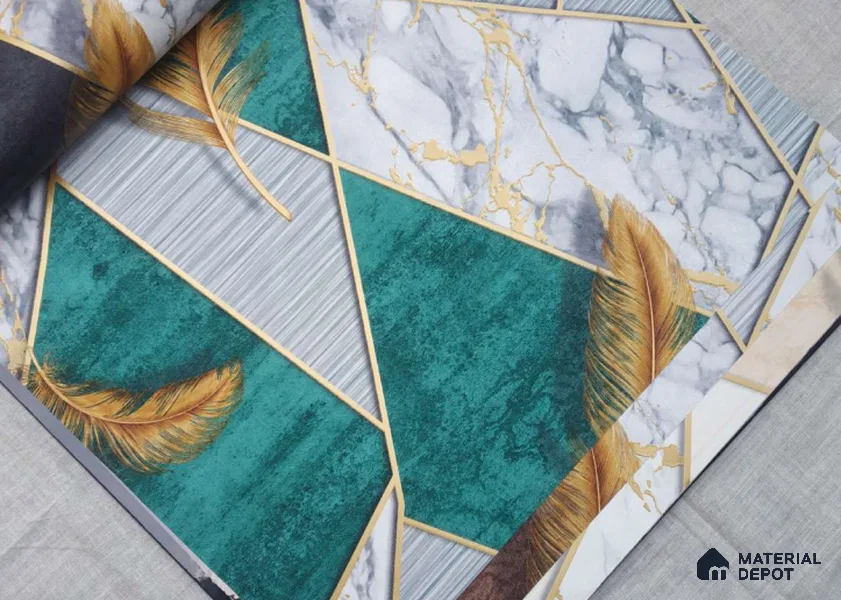 HM133 | 10 Meter x 21 Inches Patterned Look Wallpaper - 57.41 Sq. Ft. | Minimum 15% wastage during installation